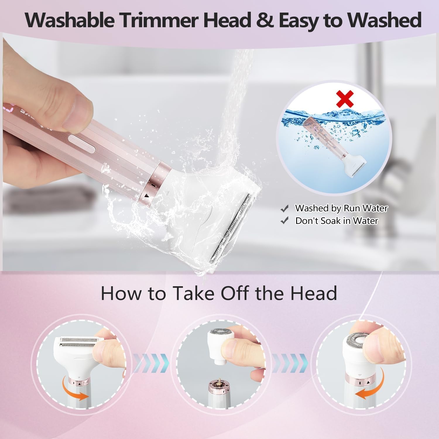 Experience Effortless Beauty with the 5-in-1 Women's Electric Razor: Your Ultimate Bikini Trimmer for Painless Hair Removal on Face, Body, and More!