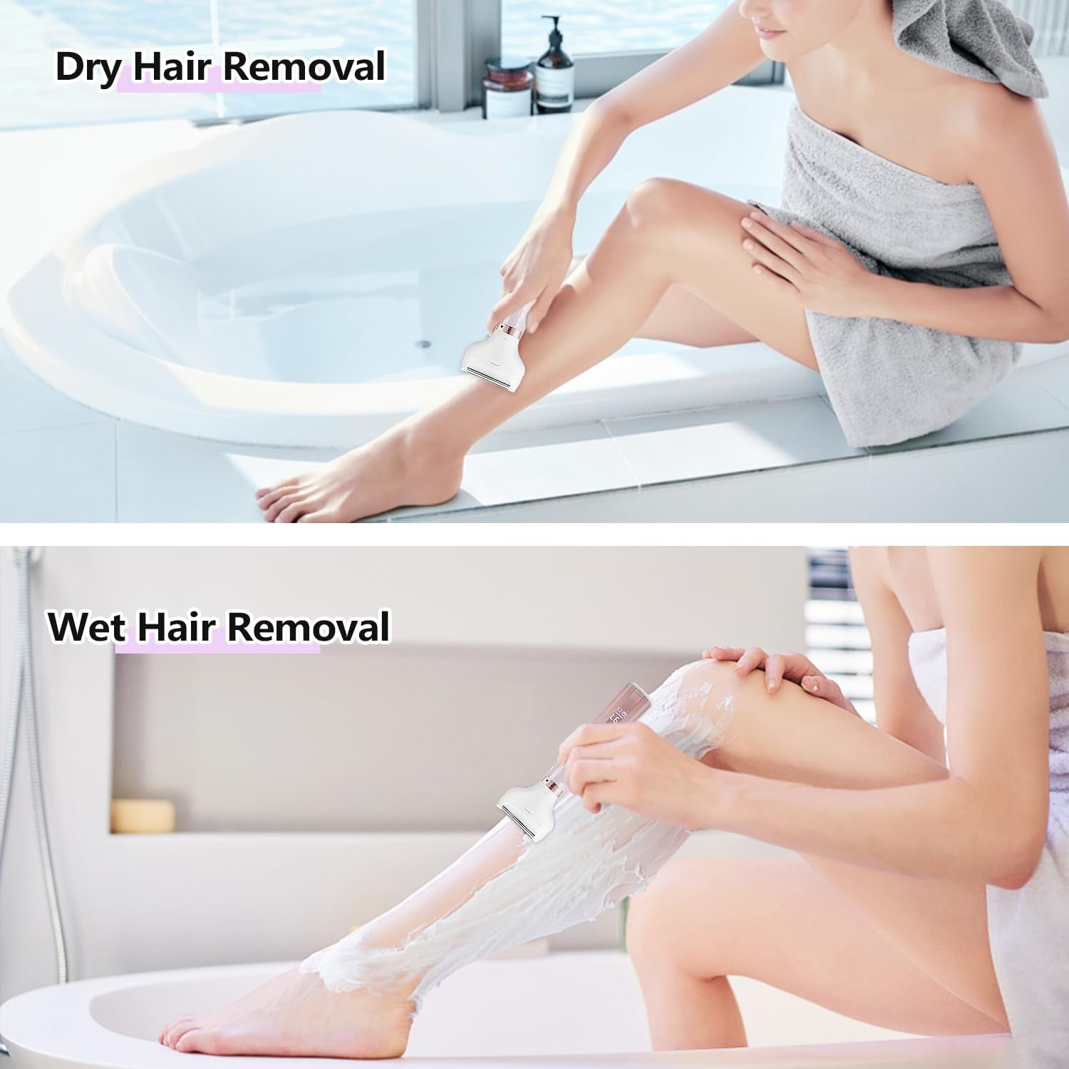 Experience Effortless Beauty with the 5-in-1 Women's Electric Razor: Your Ultimate Bikini Trimmer for Painless Hair Removal on Face, Body, and More!